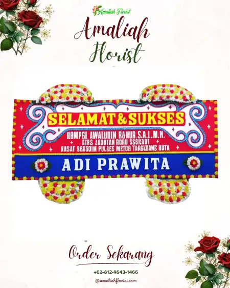 Papan Bunga Ucapan Selamat Piyungan